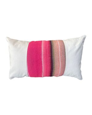 Funda de cojín de lona rectangular