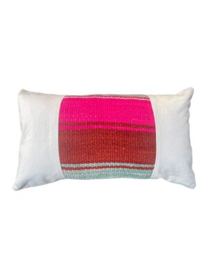 Funda de cojín de lona rectangular